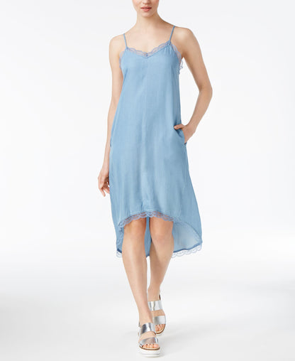 High-Low Slip Dress