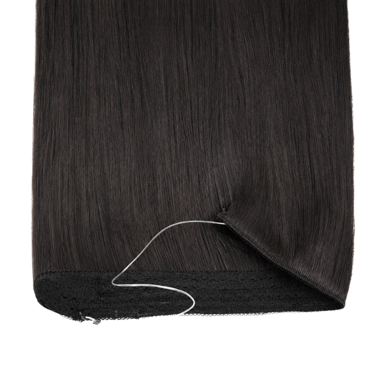 Natural Black (1B) Halo Hair Extensions (100g-120g)